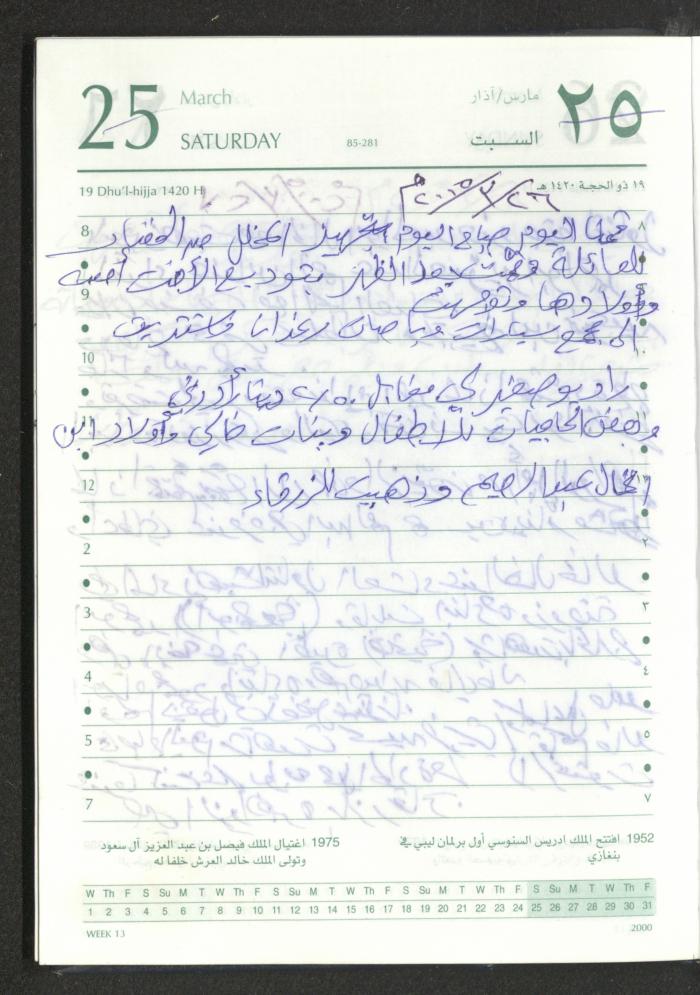 Mahmoud Khreisheh Diaries, Thinnaba- Tulkarm, 2005 