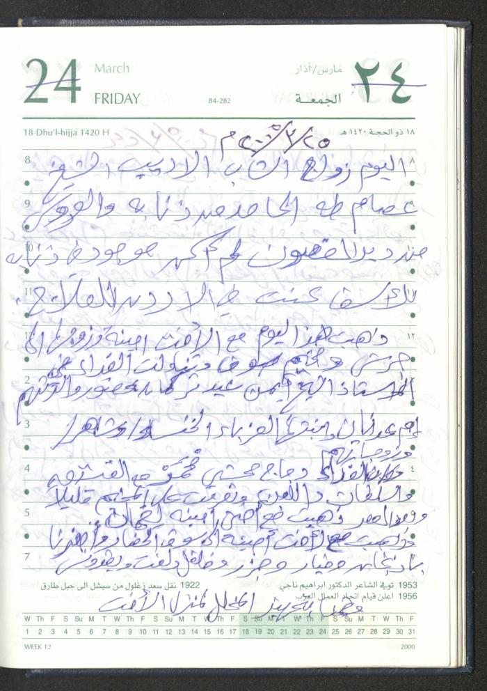 Mahmoud Khreisheh Diaries, Thinnaba- Tulkarm, 2005 