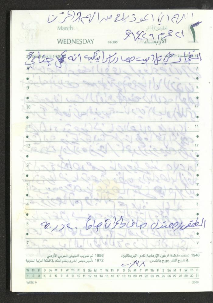 Mahmoud Khreisheh Diaries, Thinnaba- Tulkarm, 2005 