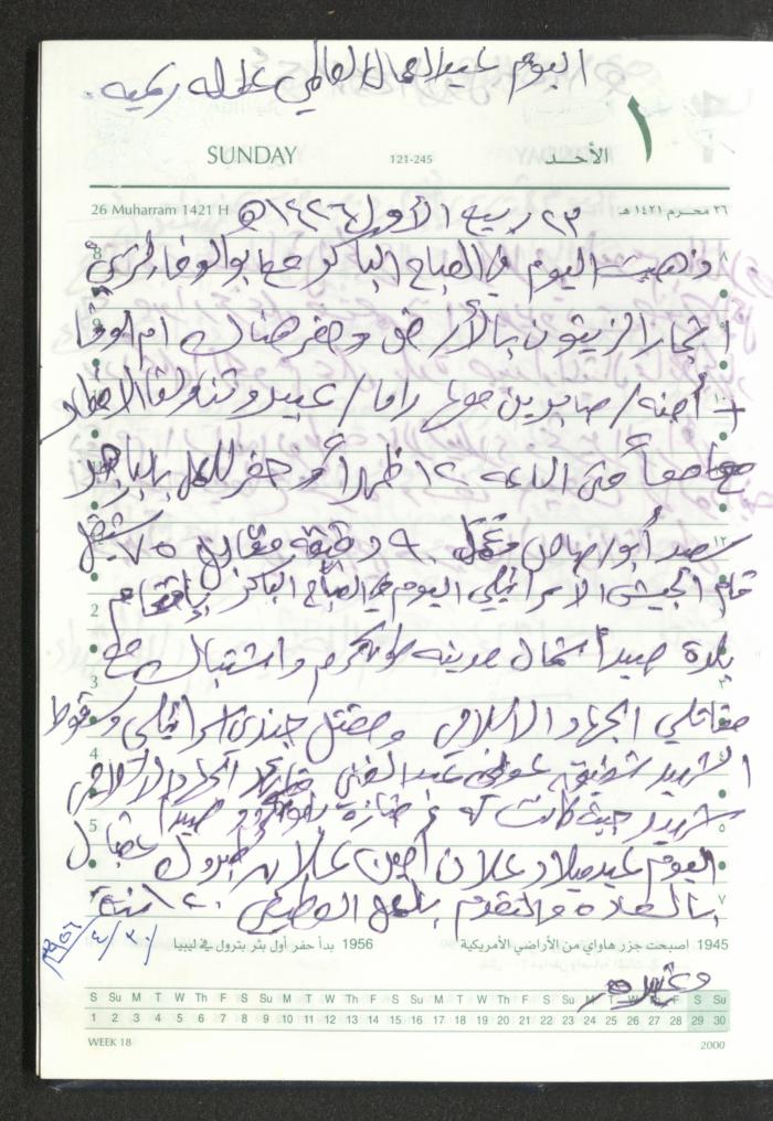 Mahmoud Khreisheh Diaries, Thinnaba- Tulkarm, 2005 