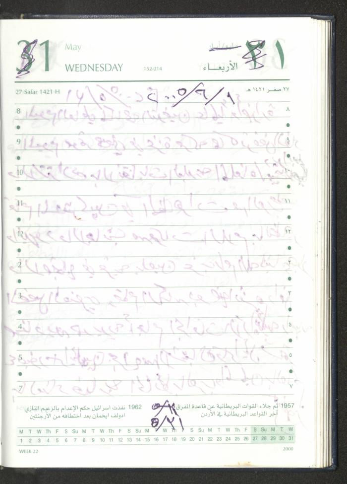 Mahmoud Khreisheh Diaries, Thinnaba- Tulkarm, 2005 