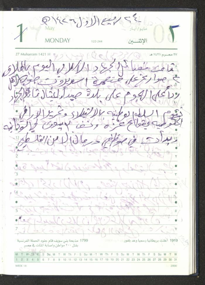 Mahmoud Khreisheh Diaries, Thinnaba- Tulkarm, 2005 