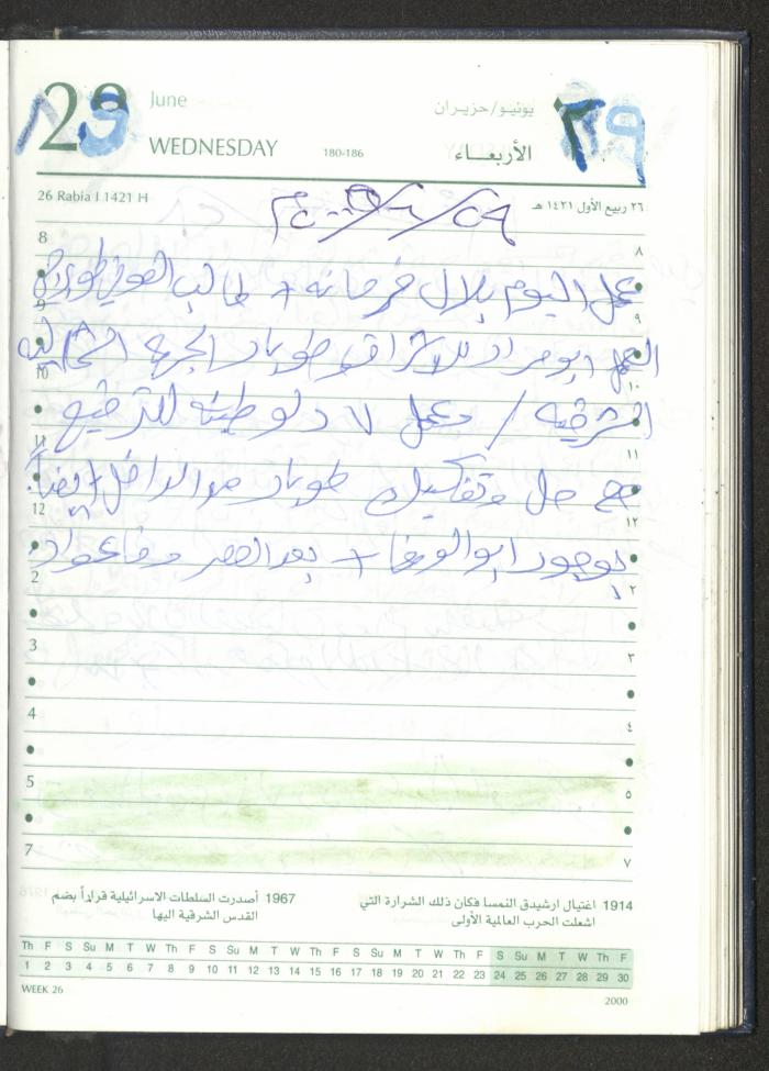 Mahmoud Khreisheh Diaries, Thinnaba- Tulkarm, 2005 