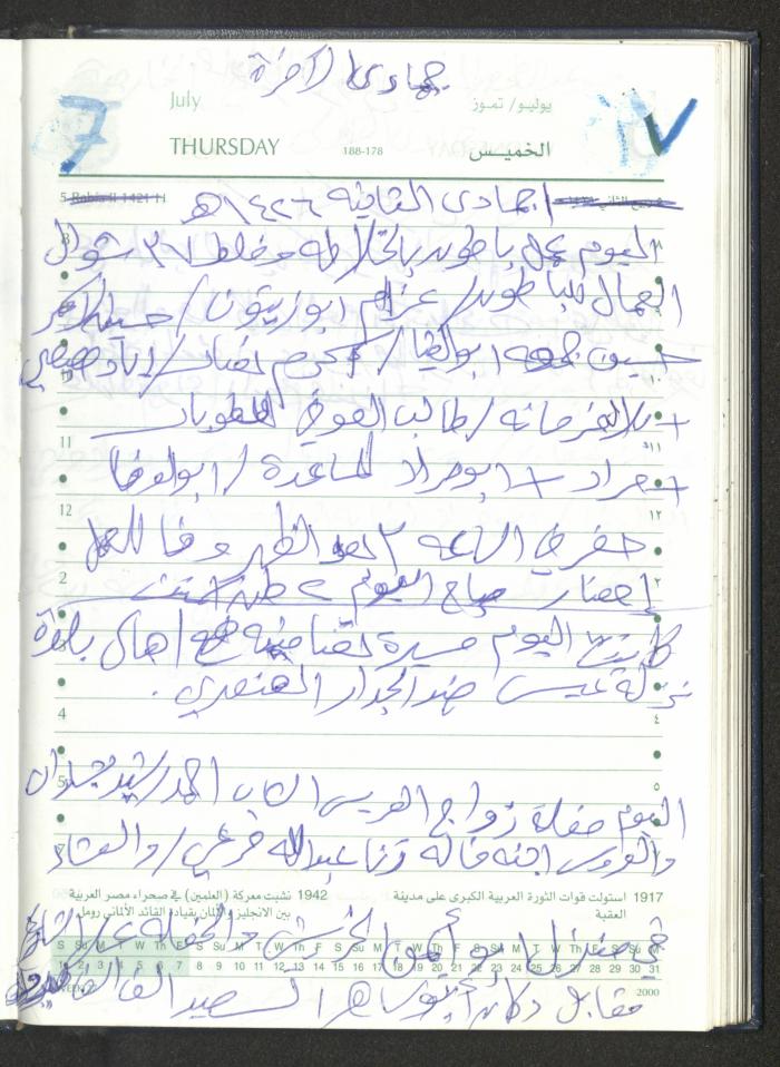 Mahmoud Khreisheh Diaries, Thinnaba- Tulkarm, 2005 