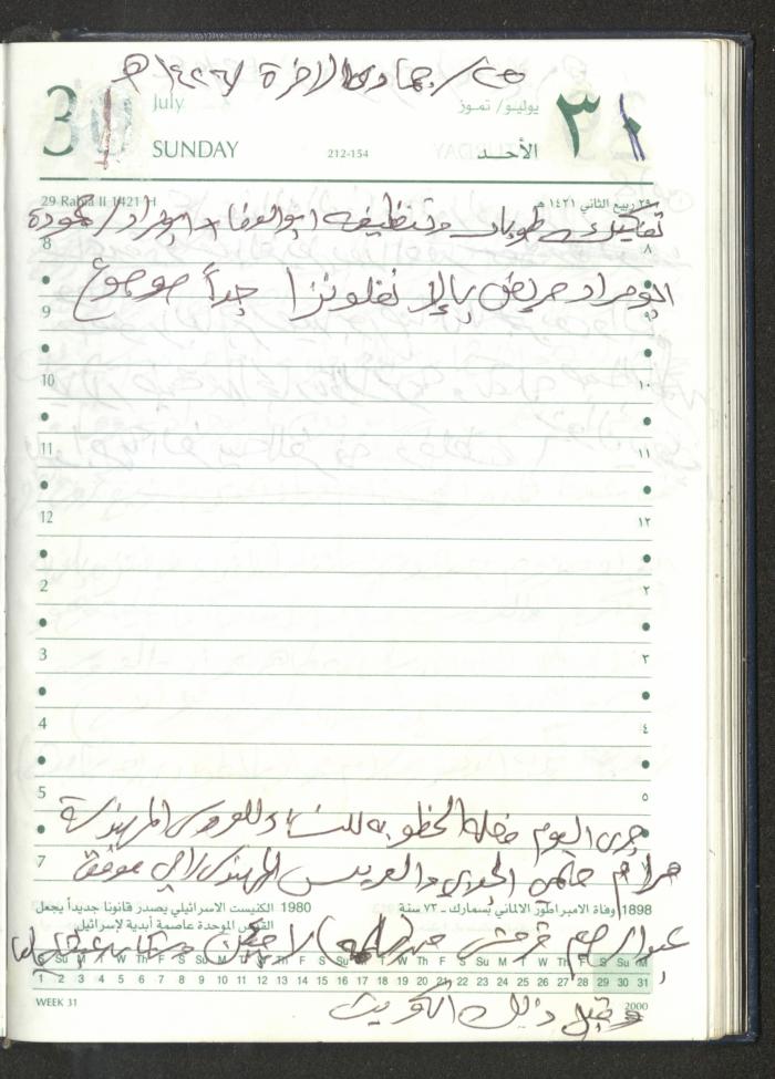 Mahmoud Khreisheh Diaries, Thinnaba- Tulkarm, 2005 