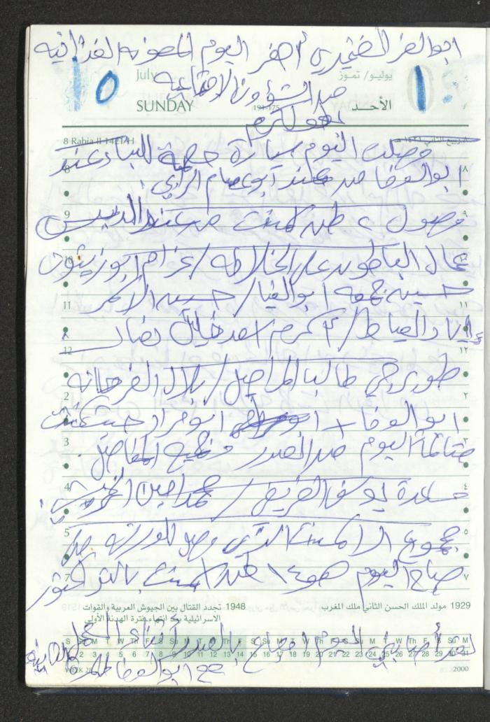 Mahmoud Khreisheh Diaries, Thinnaba- Tulkarm, 2005 