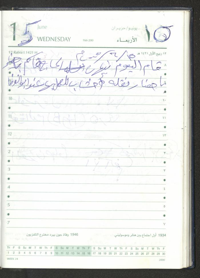 Mahmoud Khreisheh Diaries, Thinnaba- Tulkarm, 2005 