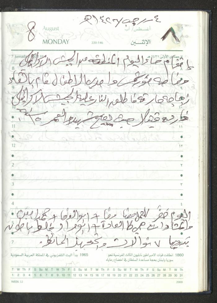 Mahmoud Khreisheh Diaries, Thinnaba- Tulkarm, 2005 