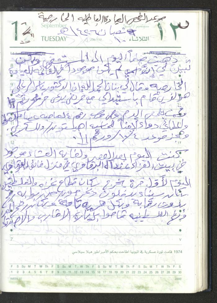 Mahmoud Khreisheh Diaries, Thinnaba- Tulkarm, 2005 