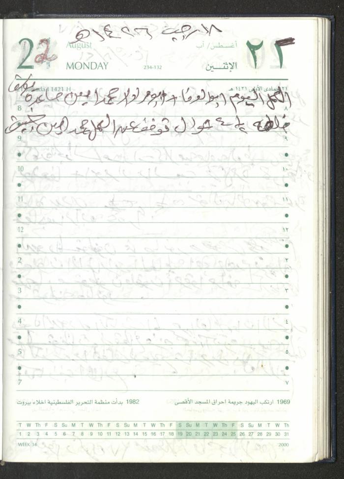 Mahmoud Khreisheh Diaries, Thinnaba- Tulkarm, 2005 