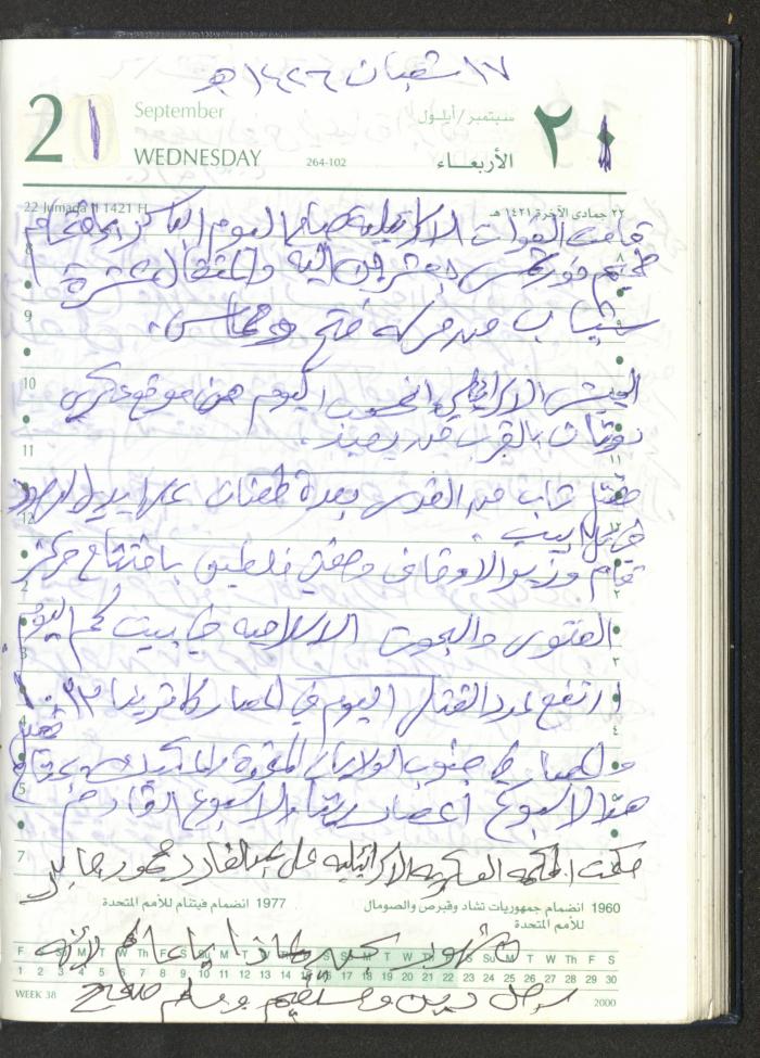 Mahmoud Khreisheh Diaries, Thinnaba- Tulkarm, 2005 