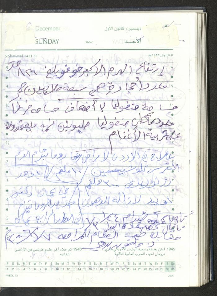 Mahmoud Khreisheh Diaries, Thinnaba- Tulkarm, 2005 