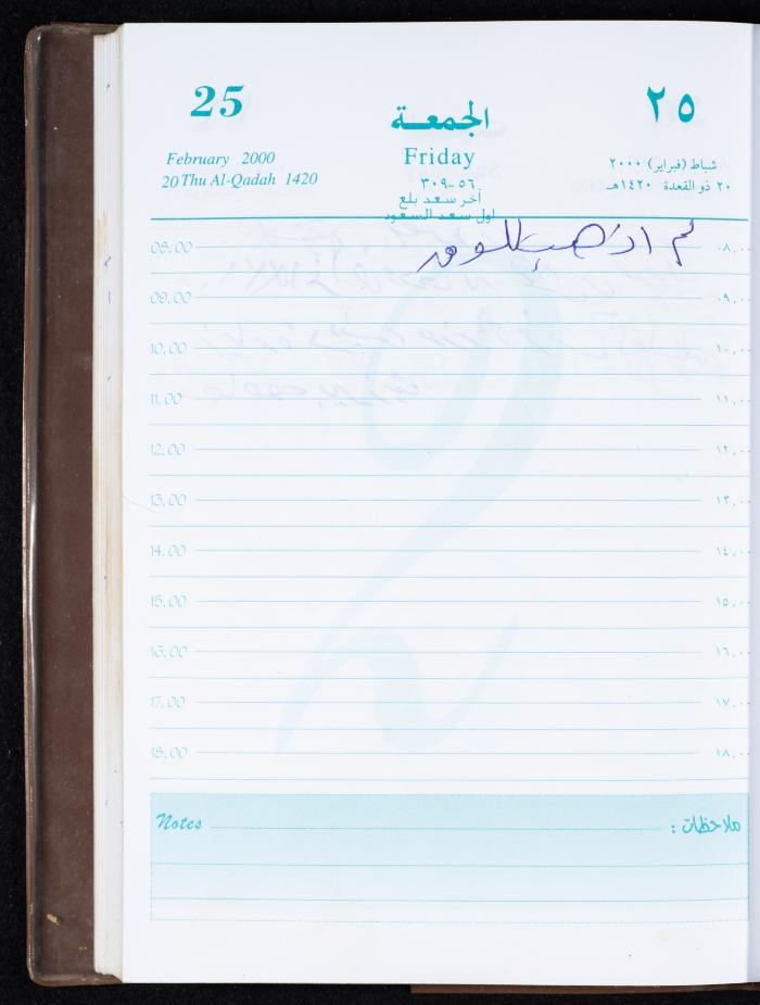 Mahmoud Khreisheh Diaries, Thinnaba- Tulkarm, 2000