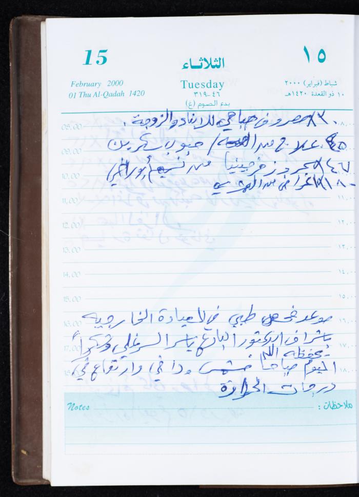 Mahmoud Khreisheh Diaries, Thinnaba- Tulkarm, 2000