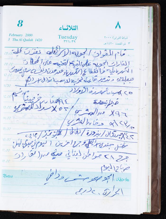 Mahmoud Khreisheh Diaries, Thinnaba- Tulkarm, 2000