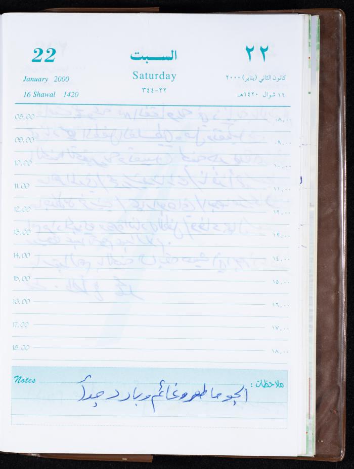 Mahmoud Khreisheh Diaries, Thinnaba- Tulkarm, 2000
