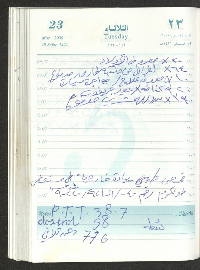 Mahmoud Khreisheh Diaries, Thinnaba- Tulkarm, 2000