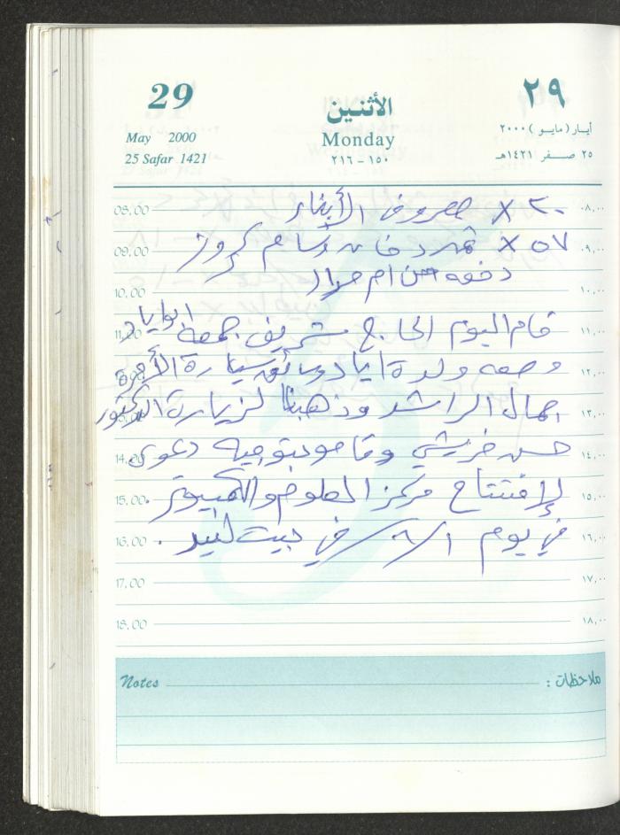 Mahmoud Khreisheh Diaries, Thinnaba- Tulkarm, 2000