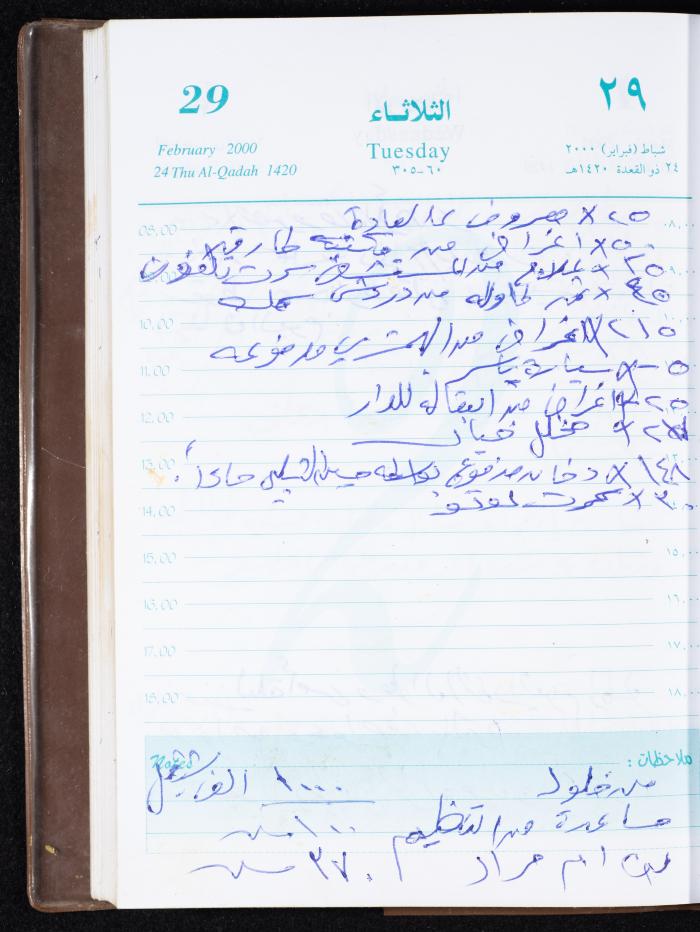 Mahmoud Khreisheh Diaries, Thinnaba- Tulkarm, 2000