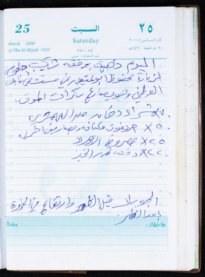 Mahmoud Khreisheh Diaries, Thinnaba- Tulkarm, 2000