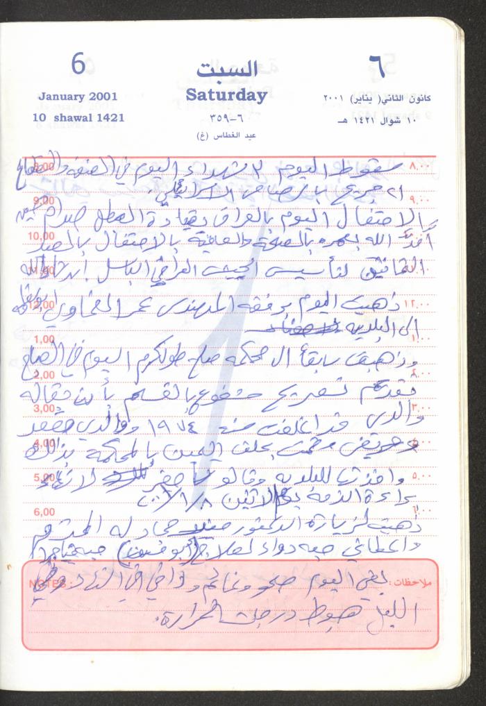 Mahmoud Khreisheh Diaries, Thinnaba- Tulkarm, 2001