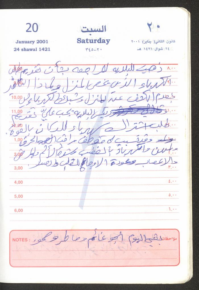 Mahmoud Khreisheh Diaries, Thinnaba- Tulkarm, 2001