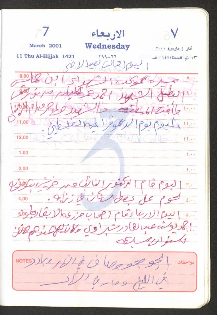 Mahmoud Khreisheh Diaries, Thinnaba- Tulkarm, 2001