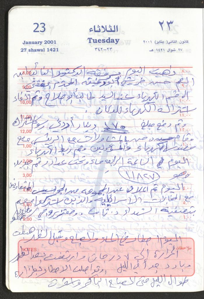 Mahmoud Khreisheh Diaries, Thinnaba- Tulkarm, 2001