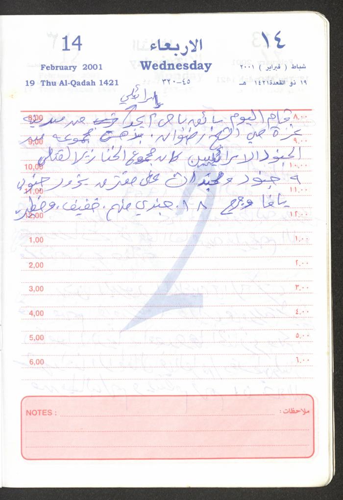 Mahmoud Khreisheh Diaries, Thinnaba- Tulkarm, 2001