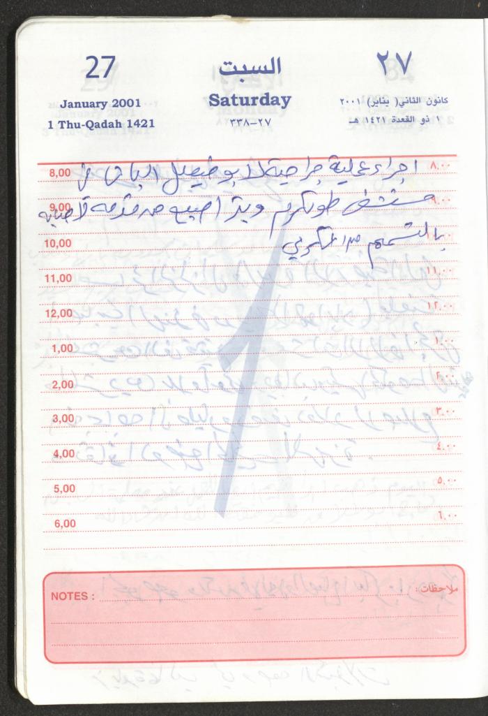 Mahmoud Khreisheh Diaries, Thinnaba- Tulkarm, 2001