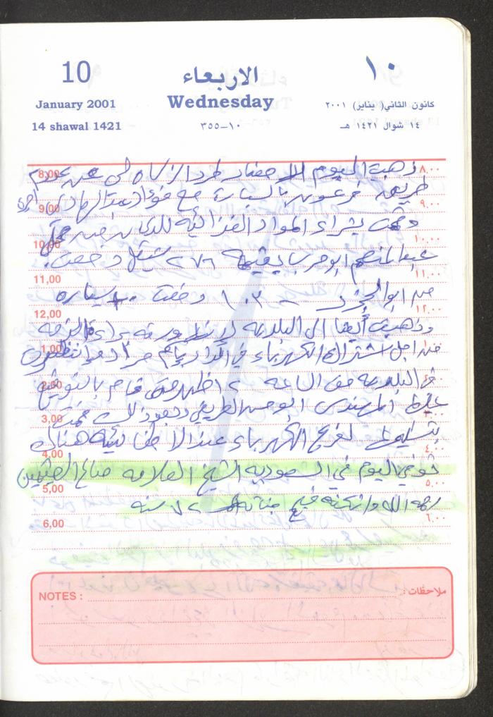 Mahmoud Khreisheh Diaries, Thinnaba- Tulkarm, 2001
