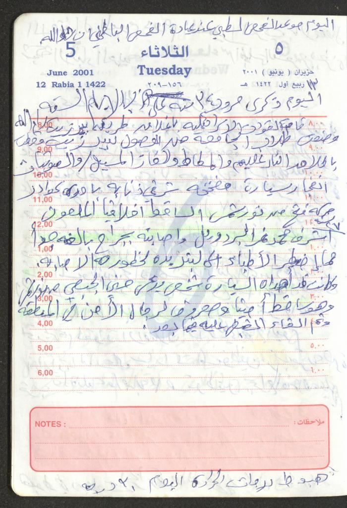 Mahmoud Khreisheh Diaries, Thinnaba- Tulkarm, 2001