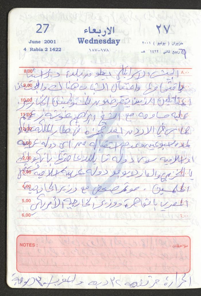 Mahmoud Khreisheh Diaries, Thinnaba- Tulkarm, 2001
