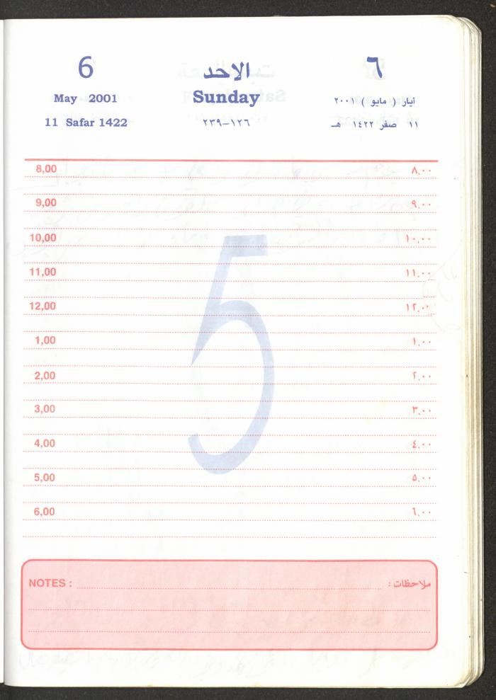Mahmoud Khreisheh Diaries, Thinnaba- Tulkarm, 2001