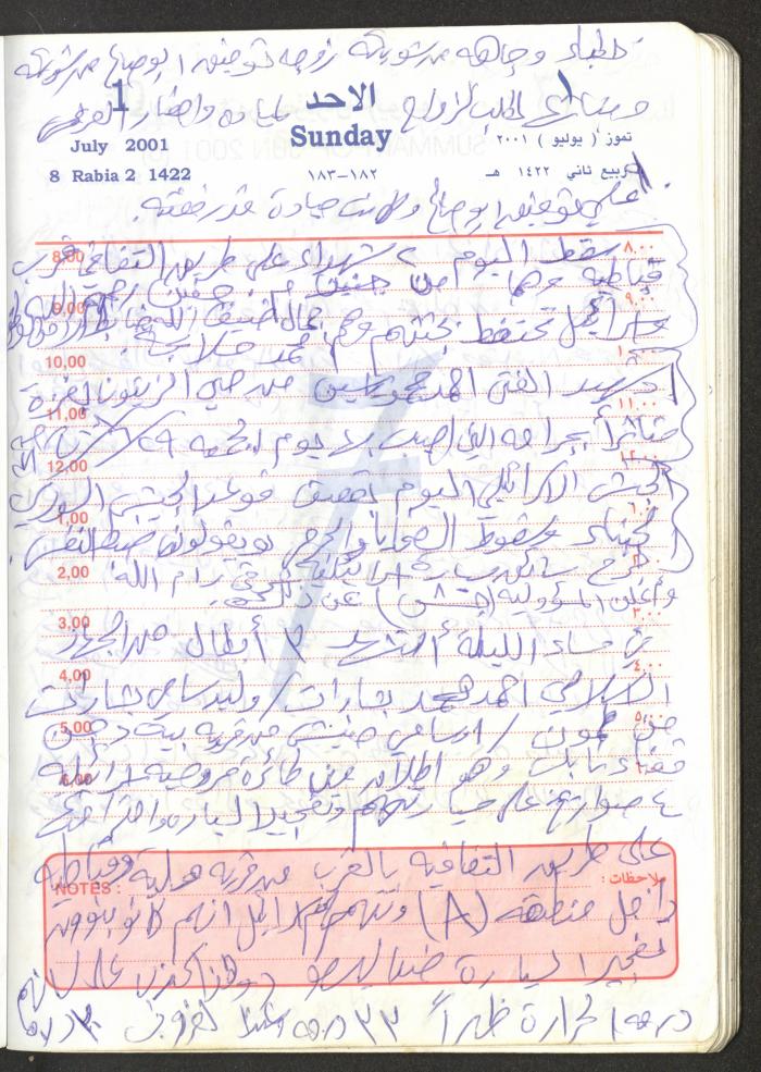 Mahmoud Khreisheh Diaries, Thinnaba- Tulkarm, 2001