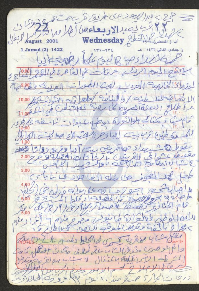Mahmoud Khreisheh Diaries, Thinnaba- Tulkarm, 2001