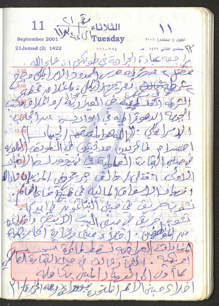 Mahmoud Khreisheh Diaries, Thinnaba- Tulkarm, 2001