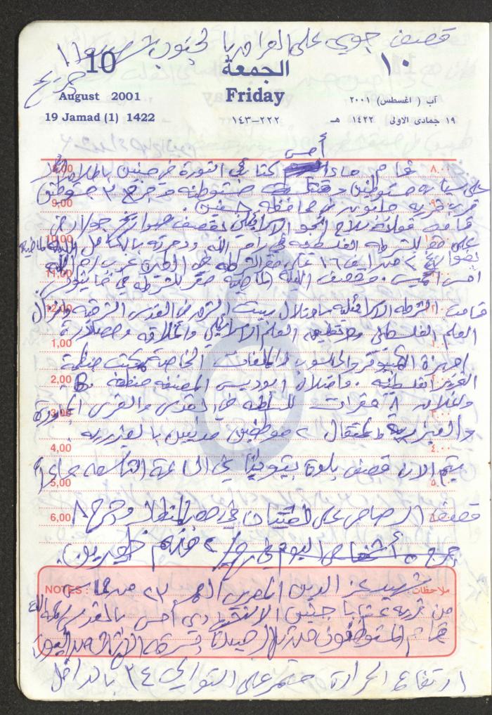 Mahmoud Khreisheh Diaries, Thinnaba- Tulkarm, 2001