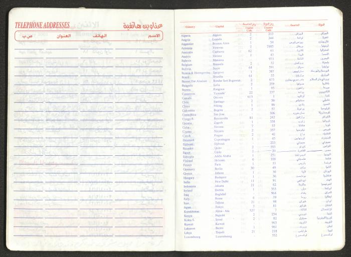 Mahmoud Khreisheh Diaries, Thinnaba- Tulkarm, 2001