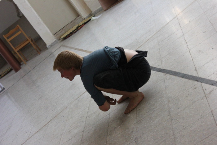 صورة من مدرسة صيفيَّة نظمتها مدرسة سيرك فلسطين في بيرزيت، 2012