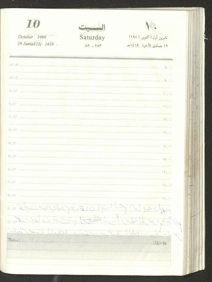 يوميات محمود خريشة، ذنابة- طولكرم، 1998