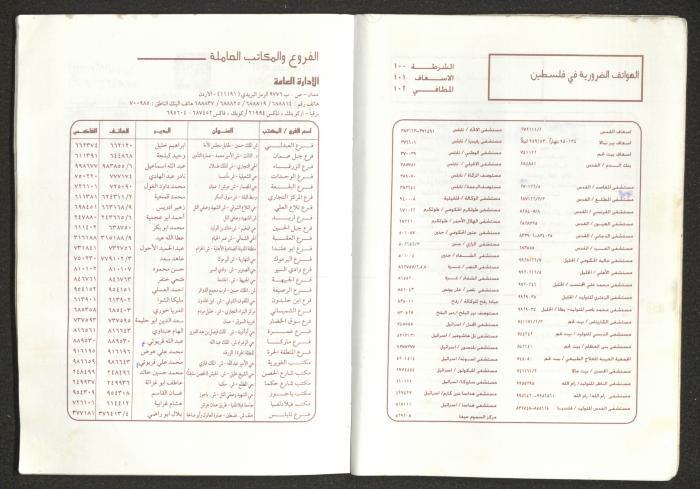 Mahmoud Khreisheh Diaries, Thinnaba- Tulkarm, 1987