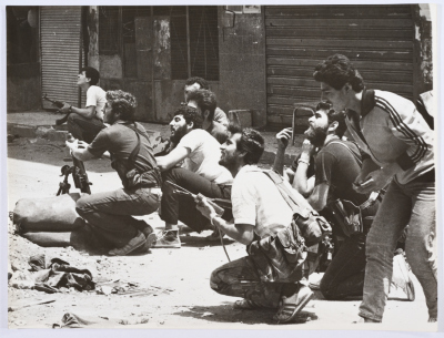 Armed Men in a Palestinian Refugee Camp, Lebanon, 1985- 1987