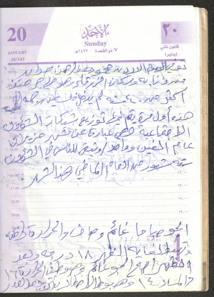 يوميات محمود خريشة، ذنابة- طولكرم، 2002 