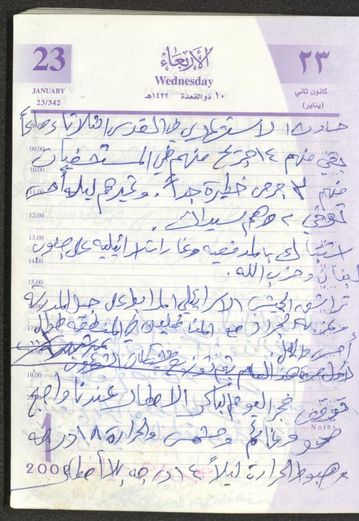 يوميات محمود خريشة، ذنابة- طولكرم، 2002 