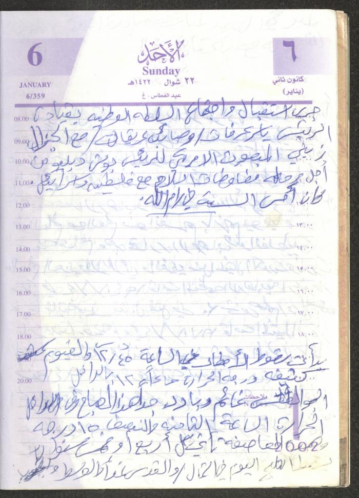 يوميات محمود خريشة، ذنابة- طولكرم، 2002 