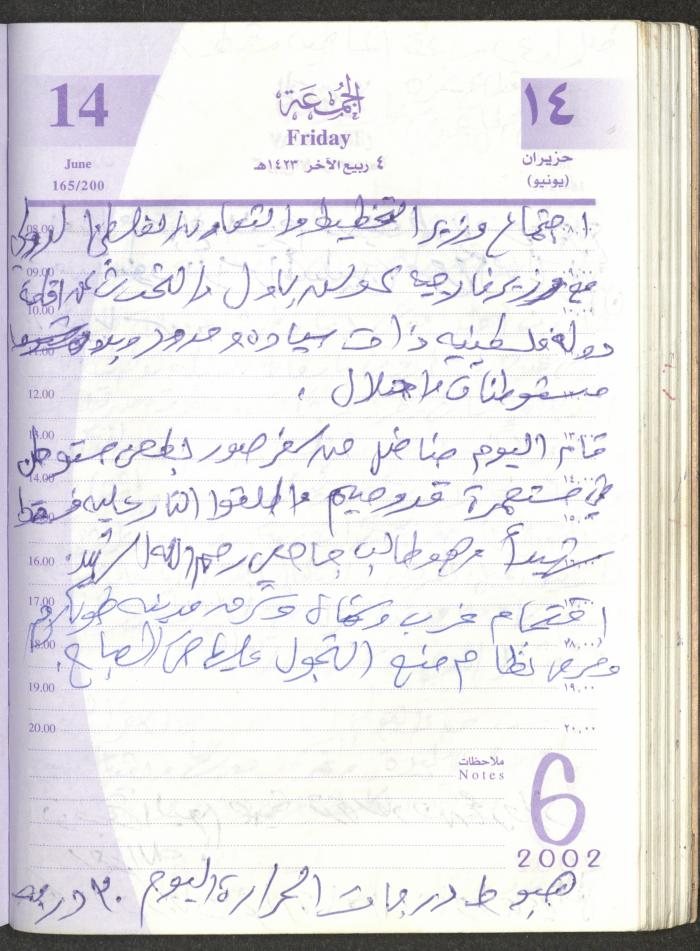 يوميات محمود خريشة، ذنابة- طولكرم، 2002 