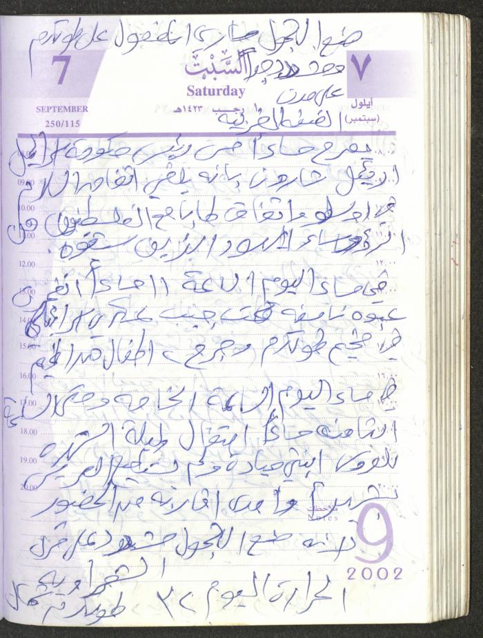 يوميات محمود خريشة، ذنابة- طولكرم، 2002 