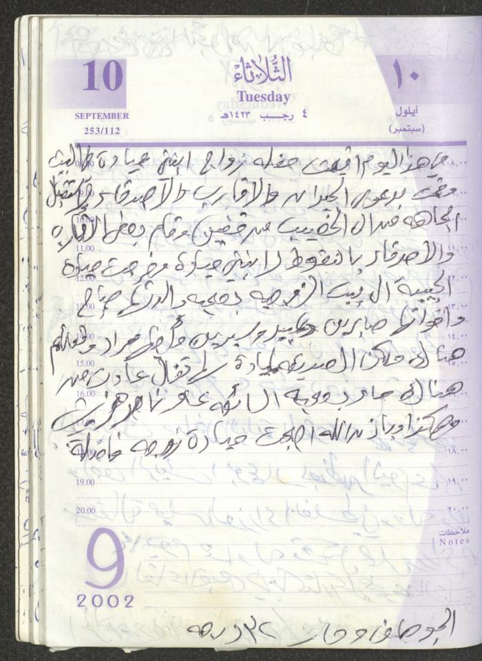 يوميات محمود خريشة، ذنابة- طولكرم، 2002 