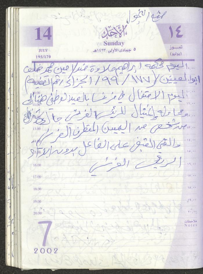 يوميات محمود خريشة، ذنابة- طولكرم، 2002 